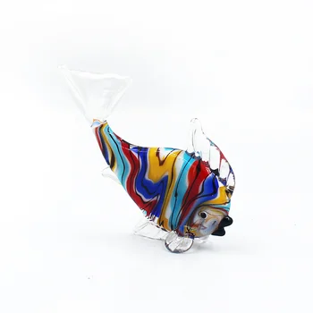 Творческая серия животных маленькие украшения стеклянные рыбки ручной работы