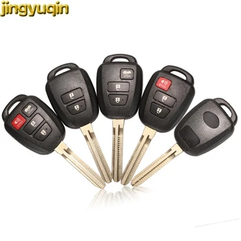 Jingyuqin Дистанционный автомобильный брелок Shell TOY43 Лезвие для Toyota CAMRY 2012-2015 Corolla 2014 2015 Замена кнопки 2/3/4