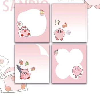 Новый Kawaii Sanrio Kirby Post It Notes Мультяшный Симпатичный Stickable Memo Студенческий экзамен Обучение Симпатичная девушка Подарок на день рождения для детей