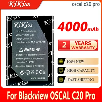 KiKiss Аккумулятор oscal c20 pro (LiV455882ARTGH) 4000 мАч для батареи высокой емкости Blackview OSCAL C20 Pro C20Pro