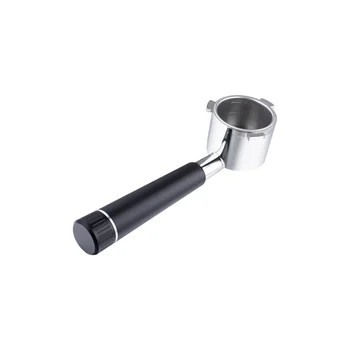 51 мм Бездонный портафильтр для серии Delonghi 9, ручка кофемашины эспрессо из нержавеющей стали с корзинчатым фильтром, а