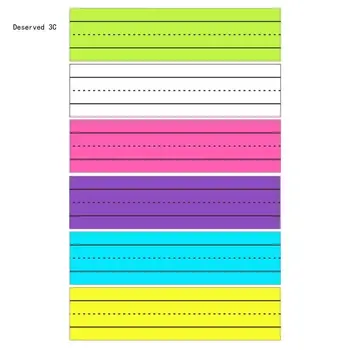 R9CB 6-цветные полоски предложений с магнитами 12x3-дюймовые многоразовые полоски для предложений