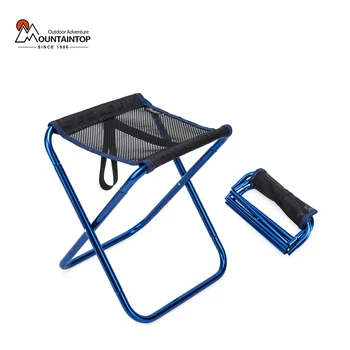 Портативный складной табурет MOUNTAINTOP: легкий мини-стул для кемпинга, походов, пикников, сада и барбекю