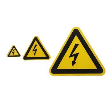 Водонепроницаемая наклейка опасности поражения электрическим током Знак опасности Защита от ультрафиолета