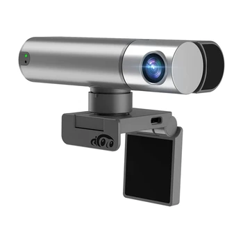 2K веб-камера с интеллектуальным датчиком AI Auto Tracking Zoom Компьютерная камера подходит для игровой конференции Youtube