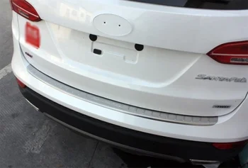 Для Hyundai Santa Fe IX45 Защита заднего бампера Защита двери Порог Багажник Педали Отделка Автозапчасти Стайлинг 2013 2014 2015 2016
