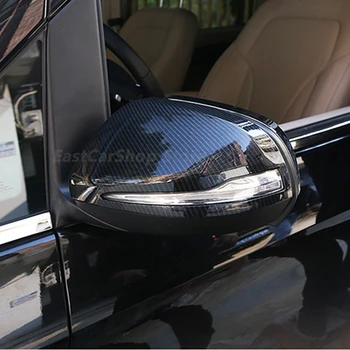 Для Mercedes Benz VITO V CLASS W447 2016-2020 Авто ABS Задний вид Задний вид Боковое стекло Зеркало Крышка Рамка Боковые зеркала Крышки