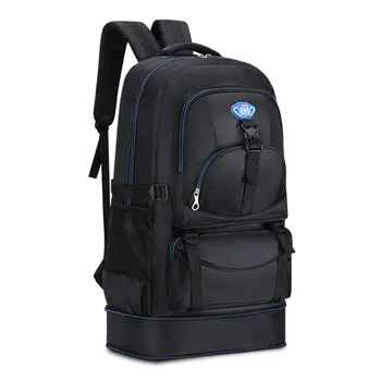 50L Открытый водонепроницаемый альпинистский рюкзак Мужчины Большая емкость Спортивные сумки для мужчин Кемпинг Рюкзаки Походы Дорожная сумка Пакет