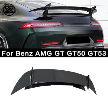 Задний спойлер из углеродного волокна для Mercedes Benz AMG GT GT50 GT53 Авто Крышка багажника Обновление хвостовых плавников
