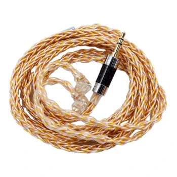  Качественный 2-контактный кабель для наушников 0,75 мм для ZS10PRO ZSN EDX ZEXPRO ZASZAX ASFAST ASXAS12 AS16 Долговечный шнур для наушников