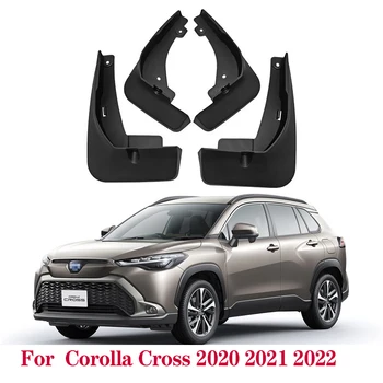 Брызговики для Toyota Corolla Cross 2020 2021 2022 2023 Брызговики Крыло Брызговики Брызговики Крыло Брызговики Передние Задние брызговики Автомобильные аксессуары