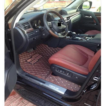 кожаные коврики для салона автомобиля Lexus LX570 LX 570 2008-2020 2012 2013 2014 2015 2016 2017 2018 2019 2020 ковровое покрытие