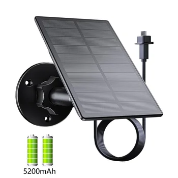 Солнечная панель для камеры Blink, наружная солнечная панель с батареей, совместимая с камерой Blink XT XT2, водонепроницаемая вилка, кабель 9,8 фута
