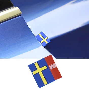 Наклейка с логотипом шведского флага для Volvo XC40 XC60 XC90 C30 C70 S40 S60 S80 S90 C60 C90 V90 V60 V60 V50 RD Volvo Наклейка на интерьер