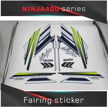  Полная наклейка на автомобиль Наклейка с новой гравировкой Матовый синий 2022 года для Ninja400 Ninja 400 EX400 17-22 Сумеречный синий