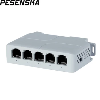 50 шт./лот, 5 портов 100 Мбит/с Ретранслятор сетевого коммутатора POE Поддержка IEEE802.3af/at/bt VLAN 250M для коммутатора POE NVR IPC