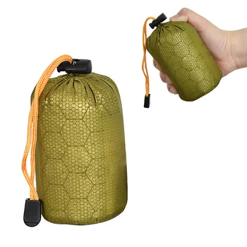  Открытый водонепроницаемый компрессионный спальный мешок Спортивный чехол Легкий пакет для хранения Кемпинг Выживание Дрифт Походная сумка
