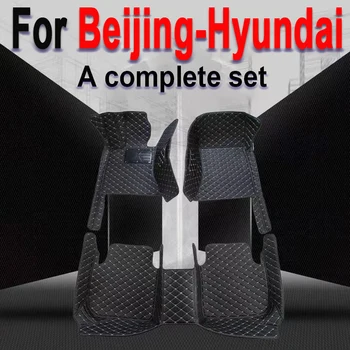 Автомобильные коврики для Beijing-Hyundai Tucson 2021 2022 Изготовленные на заказ автомобильные коврики для ног