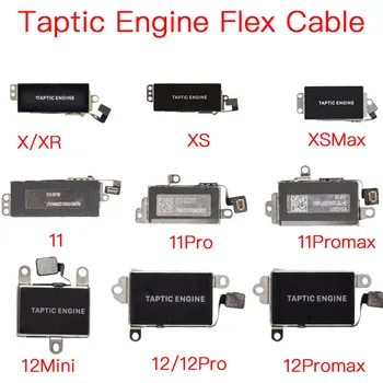 Taptic Engine для iPhone X XR XS 11 12 Mini Pro Max Вибратор Вибрационный мотор Гибкий кабель Ремонт Замена