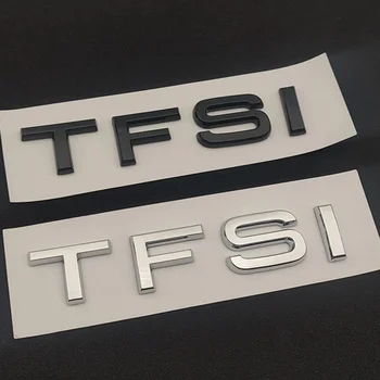 ABS 3D Хром Авто Буквы Задний Багажник Значок Наклейка TFSI Эмблема Логотип Для A3 A4 A5 A6 A7 A8 Q2 Q3 Q5 Q7 Q8 S3 S6 TT RS Аксессуары