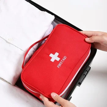 Портативная сумка для неотложной медицинской помощи Ящик для хранения первой помощи для домашнего хозяйства на открытом воздухе Туристическое снаряжение Медицина Набор для выживания