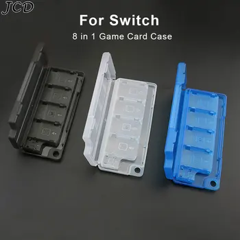 JCD 8 в 1 Портативный чехол для игровой карты Switch Коробка для хранения игр Momory SD-карты Защитный чехолАксессуары