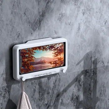 Универсальный вращающийся мобильный держатель и органайзер для ванных комнат, без установки сверла, водонепроницаемый и пыленепроницаемый