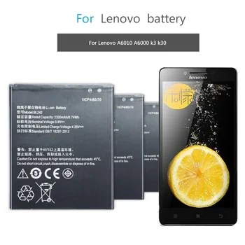 Аккумулятор для Lenovo K3 K30-W K30-T A6000 A3860 A3580 A3900 A6010 Plus BL242 Bateria