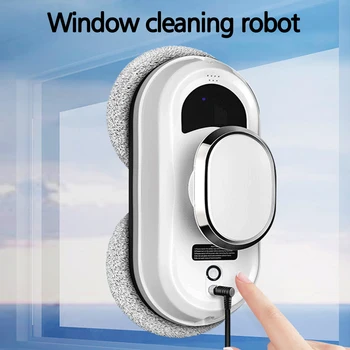 Ультра тонкий робот-пылесос Робот для мытья окон Робот для мытья окон Электрический пульт дистанционного управления Limpiacristales для дома