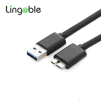Lingable Micro USB 3.0 Кабель Синхронизация данных Быстрая зарядка USB3.0 Телефон Драйвер жесткого диска Cabo для Samsung Note3 N9000 S5 SV i9600