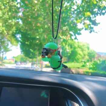  Забавный кулон для интерьера автомобиля Аниме Дайвер со светящимися украшениями интерьера автомобиля Зеркало заднего вида Кулон для автомобильных аксессуаров