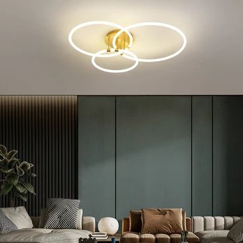 Современные акриловые светодиодные потолочные светильники для гостиной Ультратонкий потолочный светильник