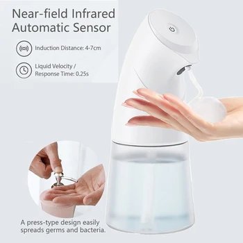 Baseus Бесконтактный автоматический дозатор жидкого мыла Индукционное устройство для мытья рук для кухни Гель для ванной комнаты Стиральная машина для рук Smart