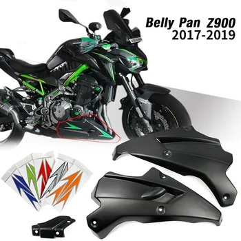 Мотоцикл Bellypan Belly Pan Спойлер двигателя Нижняя панель обтекателя Крышка капота для Kawasaki Z900 ZR900 2017-2019