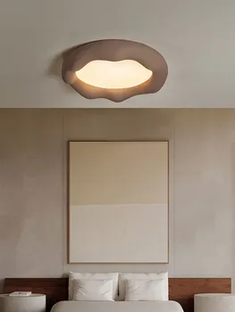 скандинавский потолочный светильник ваби-саби кремовый стиль японский креативный минималистичный гостиная спальня ресторан облачный потолочный светильник