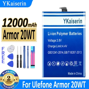 12000 мАч Аккумулятор YKaiserin для Ulefone Armor 20WT Bateria