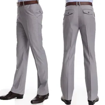 2023 Новые тонкие мужские брюки Эластичные брюки Мужчины Sunmmer Высокое качество Классическая однотонная деловая одежда Формальный костюм Брюки A45