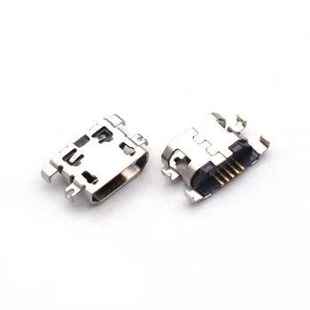 100 шт. Разъем Micro USB 5-контактный порт для зарядки док-станция для Moto E6S XT2053 Lenovo A360T A360t A320T A5860 XL5 LA5K6 Примечание ZOPO ZP1000