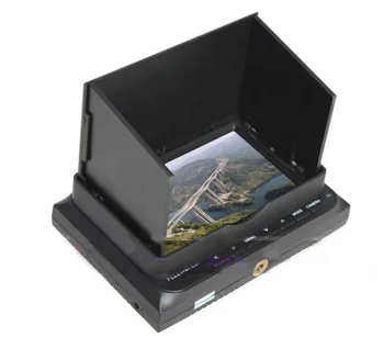  Бесплатная доставка 5-дюймовый ЖК-дисплей TFT с разрешением 800x480 полевой FPV монитор с складным защитным экраном от солнечного света для FPV / Multocpter