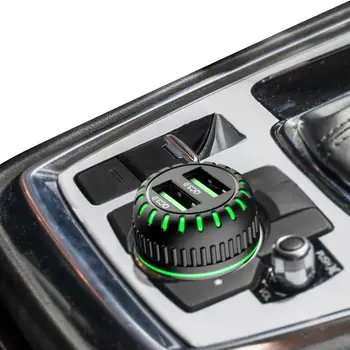 Быстрое автомобильное зарядное устройство типа C Автомобильное зарядное устройство Быстрая зарядка QC 3.0 Автомобильное зарядное устройство Адаптер Вровень с USB C Автомобильное зарядное устройство Двухпортовый USB Авто