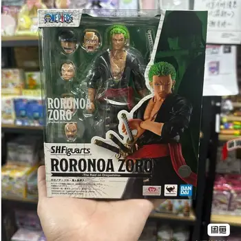 в наличии Bandai S.H.Figuarts shf zoro One Piece Roronoa Zoro Invasion of Onigashima Фигурка Коллекционная подарочная игрушка