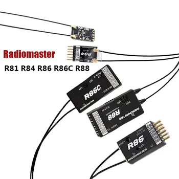 Radiomaster R81 R84 R86 R86C R88 4CH 6CH 8CH Приемник приемника SBUS RSSI V2.0 для дронов FRSKY D8 D16 TX16S SE RC FPV