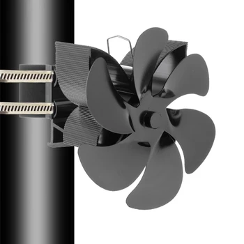 Вентилятор Каминный вентилятор ≤25 дБ Шум 160-200 1400 об/мин Скорость 165 мм Высота 165 мм Длина Алюминий Черный термоэлектрический модуль