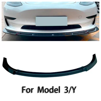 Добавьте стильную кромку переднего бампера на свой Tesla Model 3/Y Max для повышения безопасности и защиты