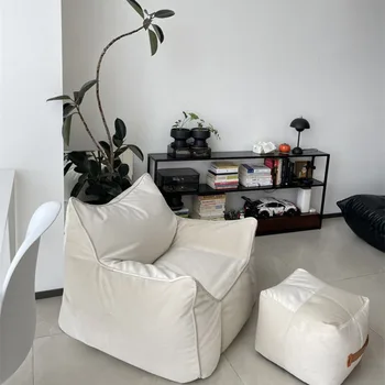 Современный минималистичный диван для гостиной Nordic Luxury Home White Bean Bag Girl Европейские Salas Y Sofas Muebles Interior Decoration