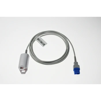  Многоразовый датчик SPO2 Длинный кабель Взрослый Ребенок Новорожденный Зажим для пальцев для SPACELABS, квадратный 10-контактный