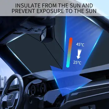 Автомобильный солнцезащитный козырек Зонтик Солнцезащитный козырек для автомобильных окон Защита от солнца Автомобильные аксессуары Летняя защита от солнца в салоне