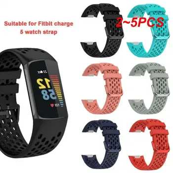 2 ~ 5 шт. Официальный ремешок для часов Fitbit Charge 5 Ремешок correa Smartwatch Sport Wristband для Fitbit Charge5 ремешок дышащий