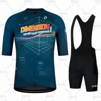 Комплект для велоспорта KR INEOS Pro Team Велоспорт Джерси Мужчины Велосипедная одежда Дышащая одежда для велосипедов с защитой от ультрафиолета / Короткий рукав Maílllot Ciclismo