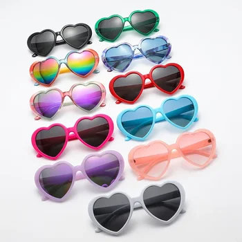 Трансграничные поляризационные солнцезащитные очки для женщин Симпатичные солнцезащитные очки HD для женщин Двухцветные очки для сердца